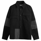 JW Anderson Men's Patchwork Overshirt in Black