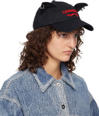 Charles Jeffrey LOVERBOY Black Pierced Ears Exclusive Cap