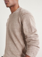 PIACENZA 1733 - Cotton and Linen-Blend Sweater - Neutrals