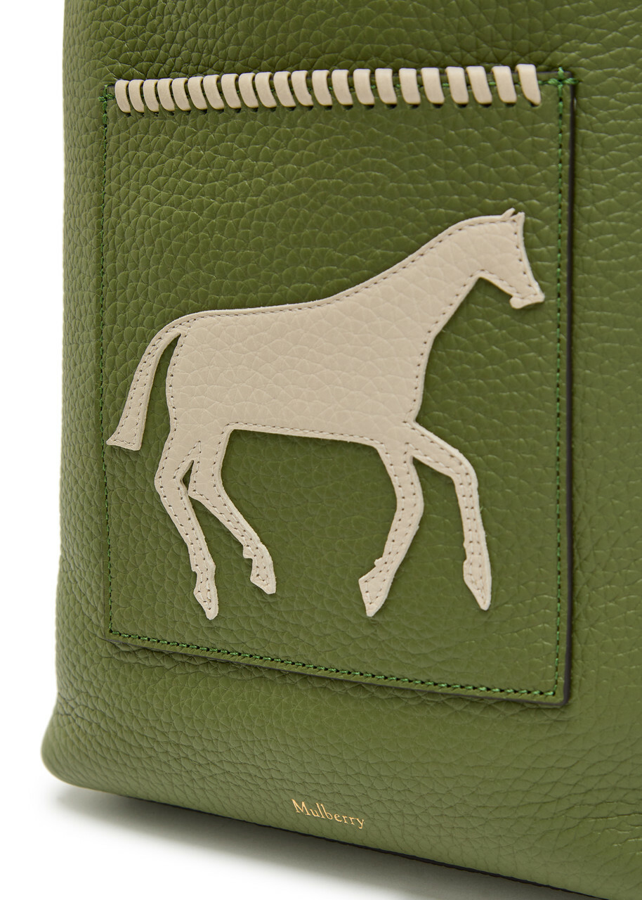 Mulberry Chalk Horse Small Leather Tote - Green - One Size