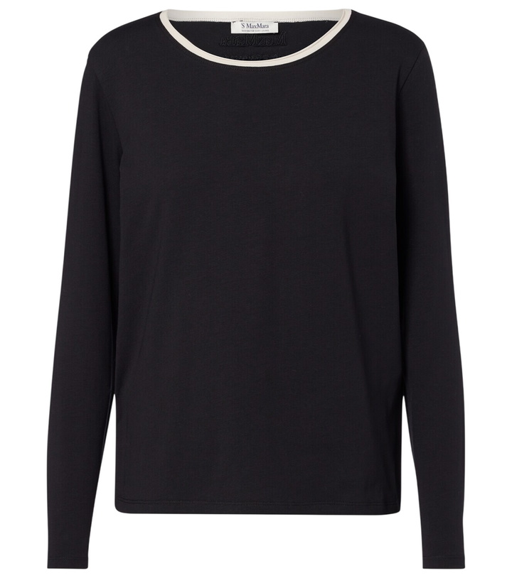 Photo: 'S Max Mara Divina cotton-blend T-shirt