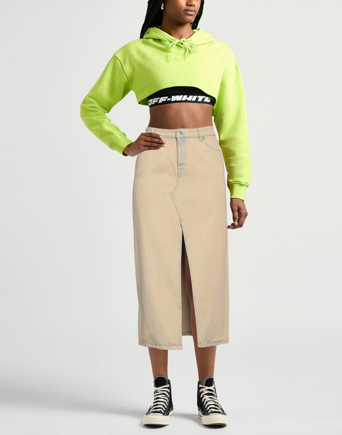 Filippa K Womens Midi skirt in Beige