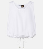 Loewe Paula's Ibiza cotton poplin crop top