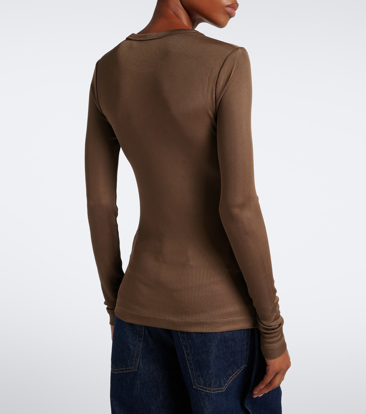 Agolde Delphi ribbed-knit top