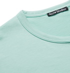 ACNE STUDIOS - Nash Logo-Appliquéd Cotton-Jersey T-Shirt - Green