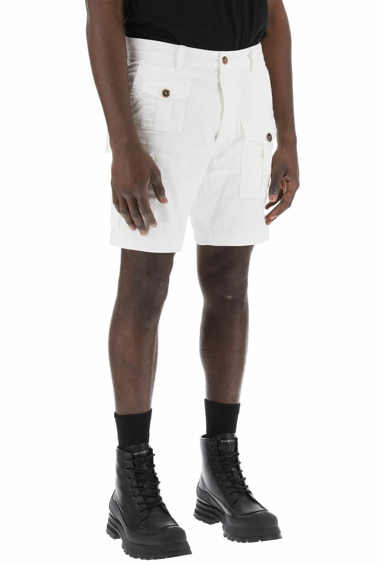 関税送料込み Dsquared2 Sexy Cargo' bermuda shorts DSQUARED2 sexy cargo bermuda shorts for White Dsquared2