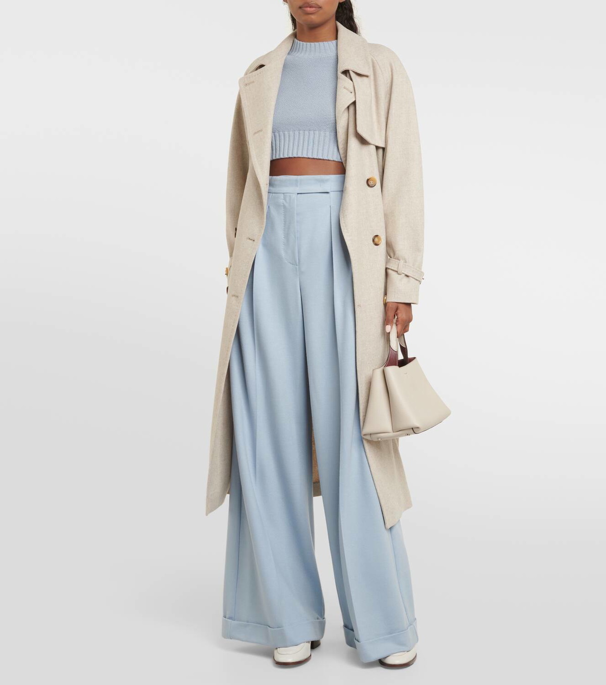 Max Mara Kaya cropped cashmere sweater
