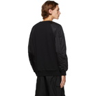 Alexander McQueen Black Hybrid Sweatshirt