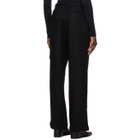 Winnie New York Black Pleated Pocket Trousers