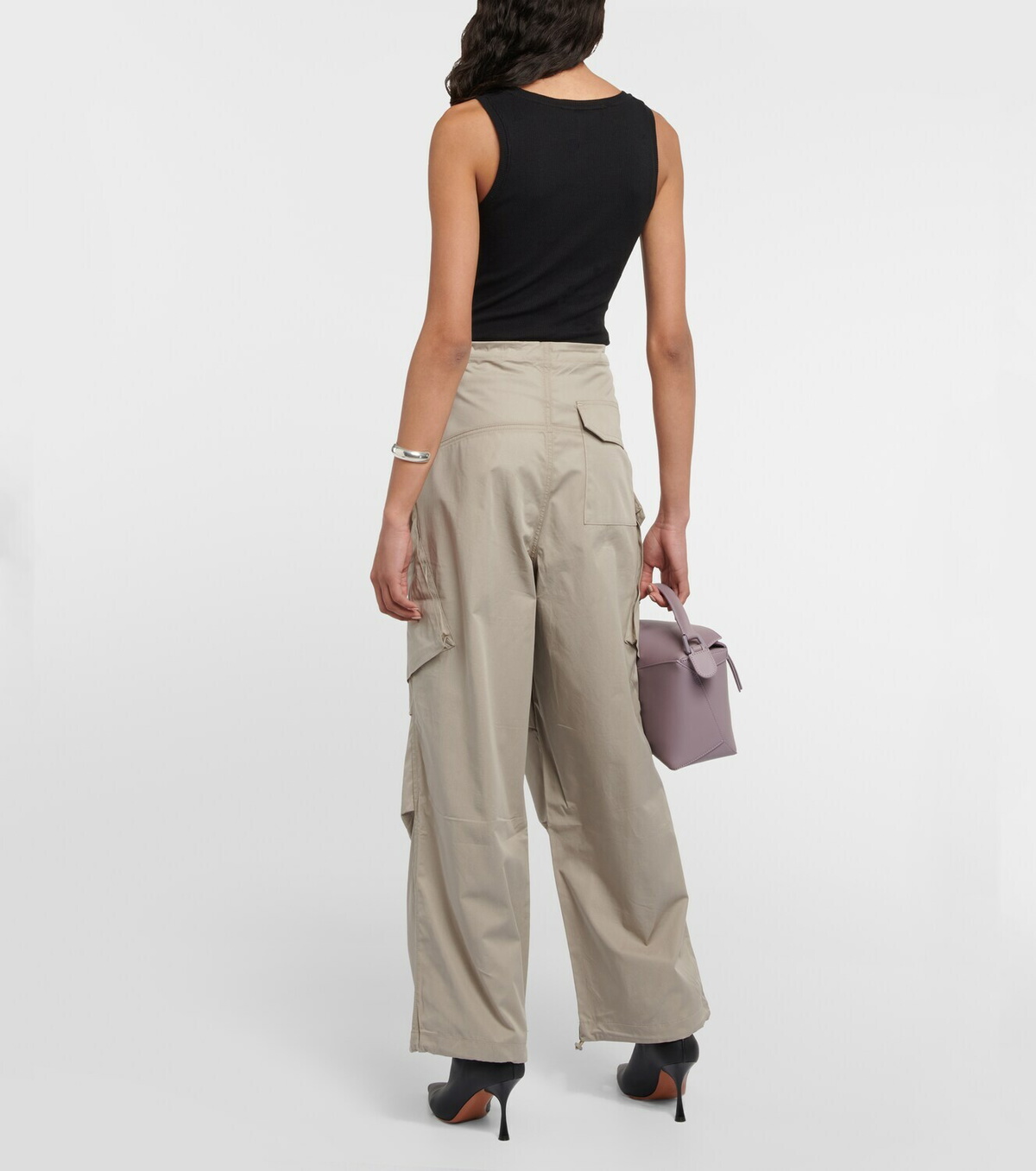 Agolde Ginerva cotton poplin cargo pants AGOLDE