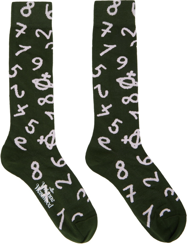 Photo: Vivienne Westwood Green Numbers Socks