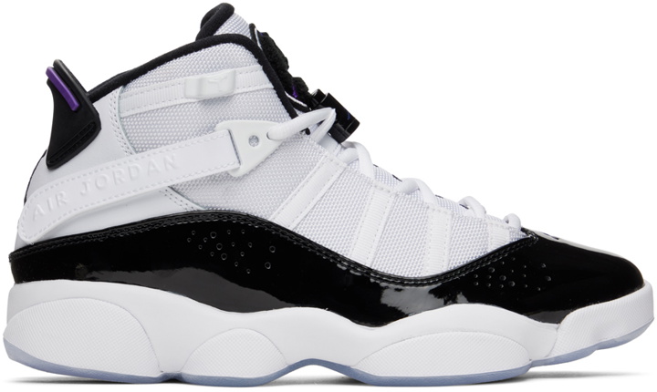 Photo: Nike Jordan White & Black Jordan 6 Rings Sneakers
