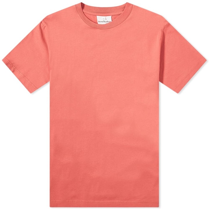 Photo: Acne Studios Men's Everrick Pink Label T-Shirt in Rose Pink