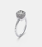 Pomellato Nudo Petit 18kt white gold ring with diamonds