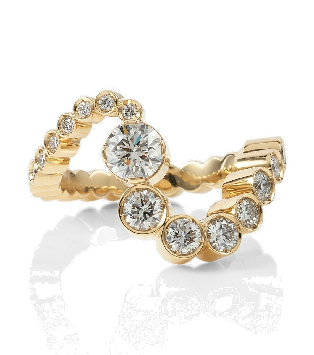 Photo: Sophie Bille Brahe Grand Ensemble Ocean 18kt gold ring with diamonds
