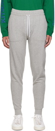 Maison Kitsuné Gray Tricolor Fox Lounge Pants