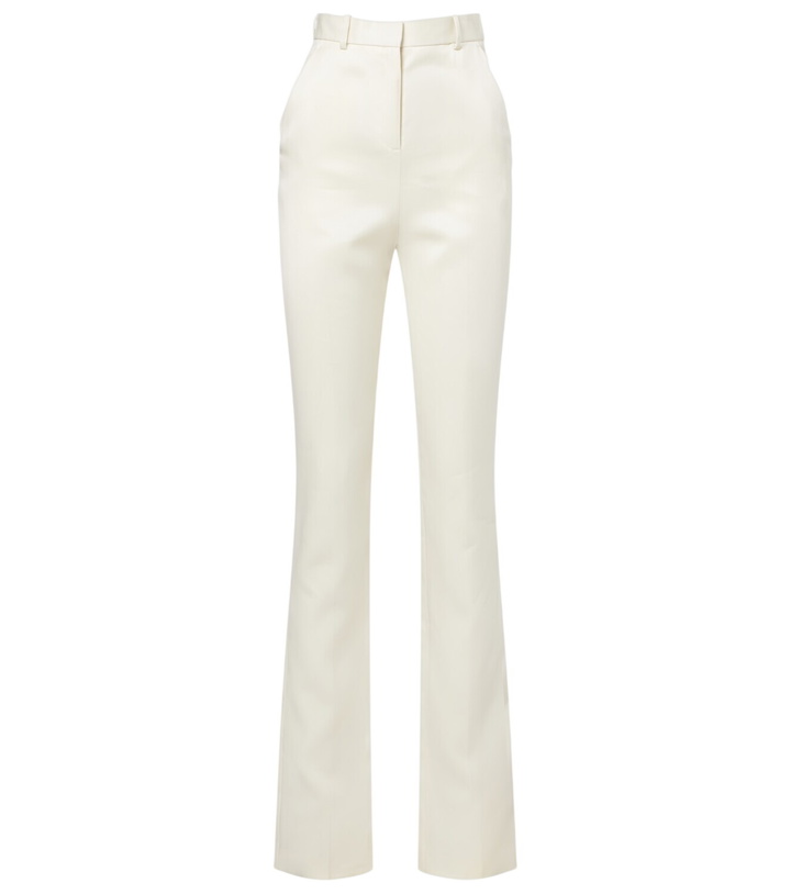 Photo: Calvin Klein Collection Lucia high-rise wool and silk slim pants