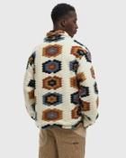 Honor The Gift TEXTURED FULL ZIP Beige Mens Fleece Jacket