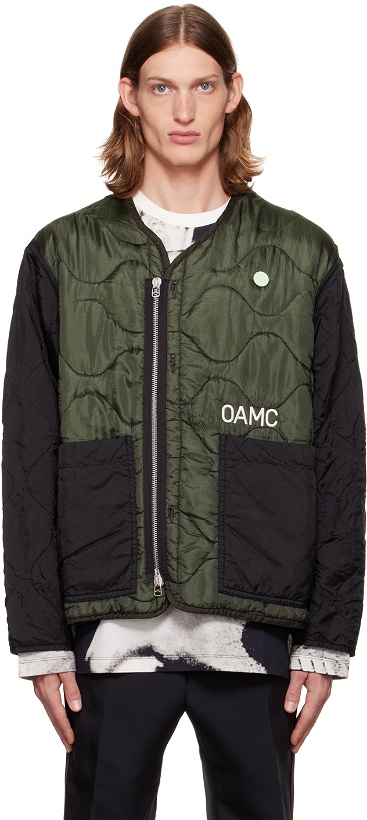 Photo: OAMC Black Zip Liner Jacket