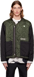 OAMC Black Zip Liner Jacket
