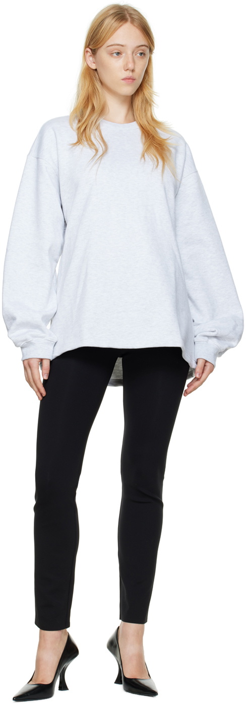 Birrot Gray Back Open Sweatshirt