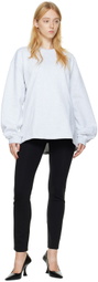 Birrot Gray Back Open Sweatshirt