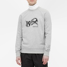 Moncler Men's Genius 2 1952 Logo Sweat in Grey Marl