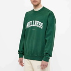 Sporty & Rich Wellness Ivy Crew Sweat in Racing Green/White