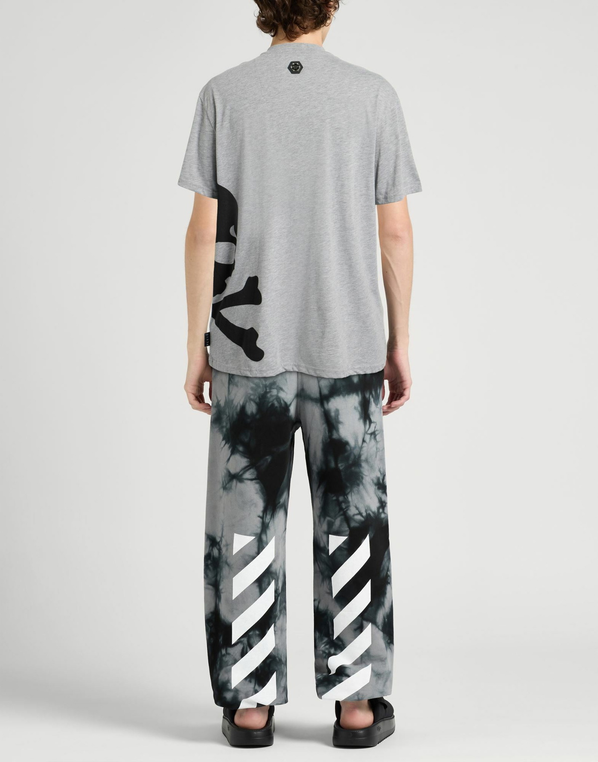 Philipp Plein Mens T-shirt in Grey