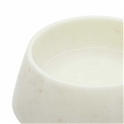 Puebco Marble Pet Bowl in White 