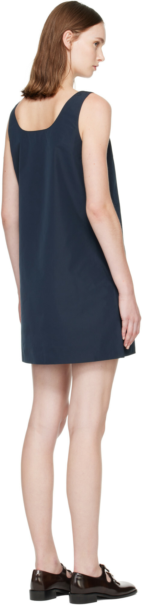 A.P.C. Navy Jamina Minidress