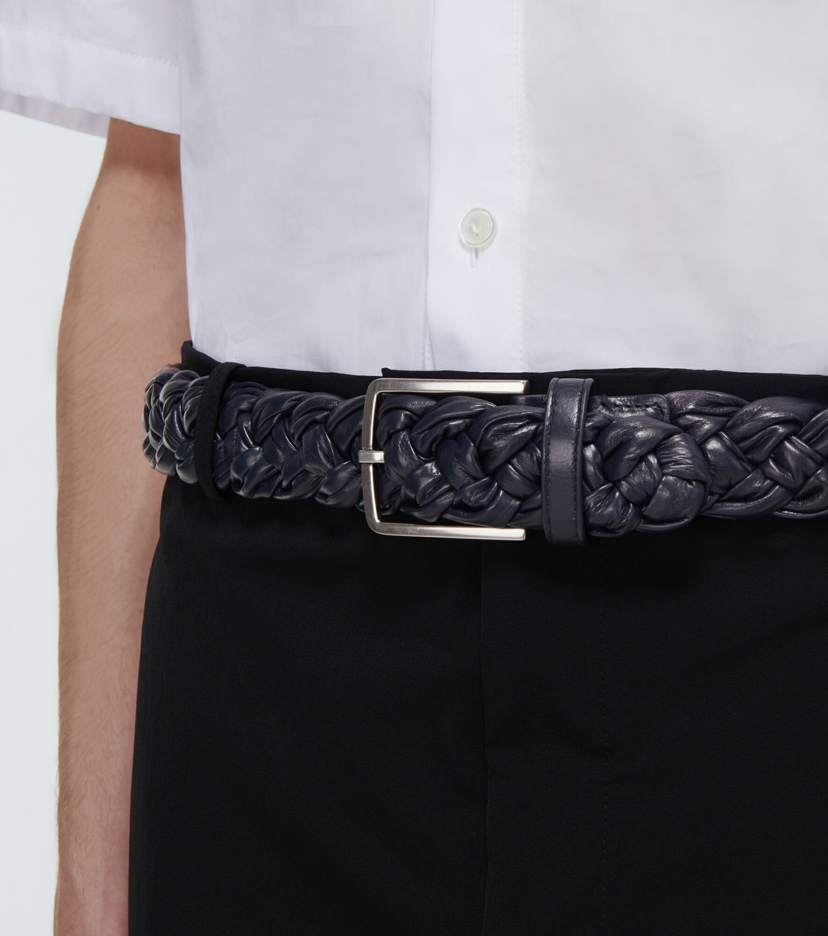Bottega Veneta - Foulard Intreccio leather belt Bottega Veneta