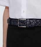 Bottega Veneta - Foulard Intreccio leather belt