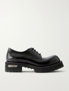 Balenciaga - Venom Leather Derby Shoes - Black