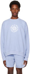 Sporty & Rich Blue 'Monte Carlo' Sweatshirt