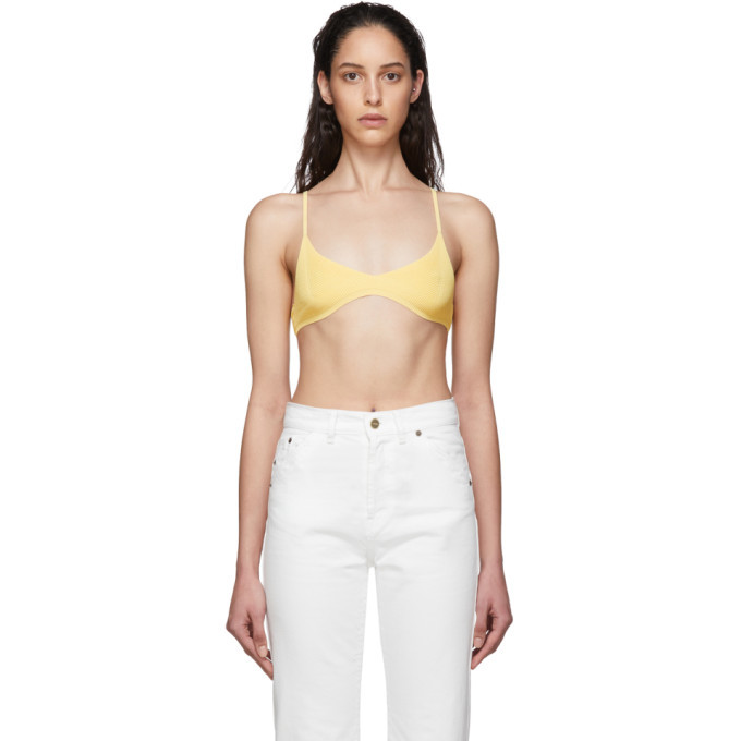 Photo: Jacquemus Yellow Le Bandeau Valensole Bra