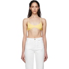 Jacquemus Yellow Le Bandeau Valensole Bra