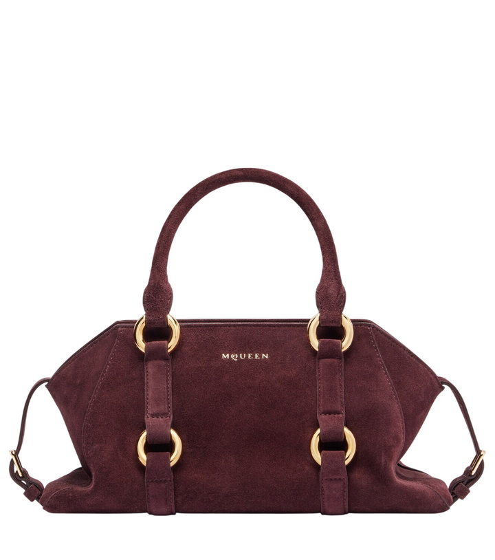 Photo: McQueen Farringdon Small suede tote bag
