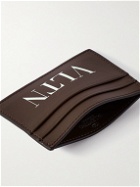 Valentino - Valentino Garavani Logo-Print Leather Cardholder