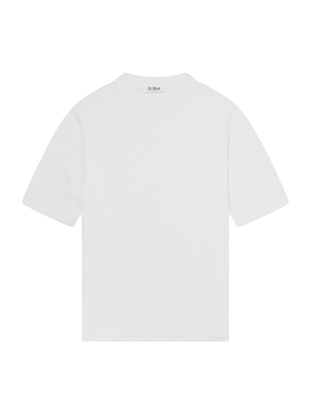 Photo: De Petrillo - Knitted Cotton T-Shirt - White