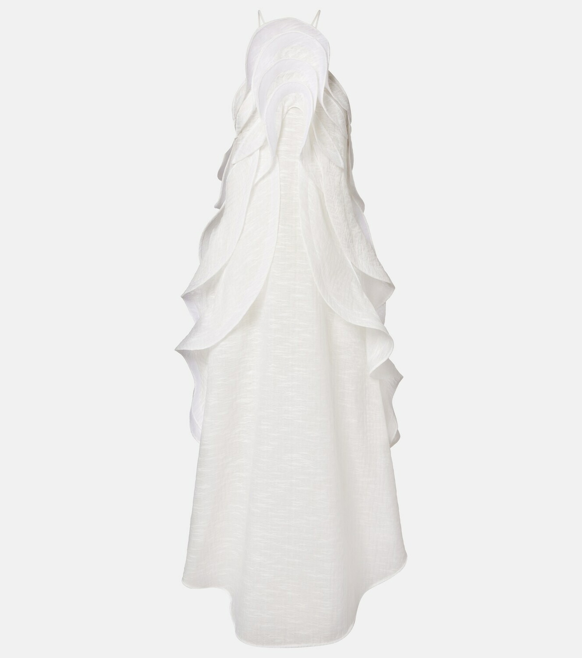 Maticevski Délice Wave ruffled maxi dress