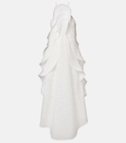Maticevski Délice Wave ruffled maxi dress