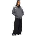 Y-3 Gray Chito Edition Graphic Zipper Hoodie