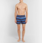 Missoni - Mid-Length Printed Swim Shorts - Men - Blue