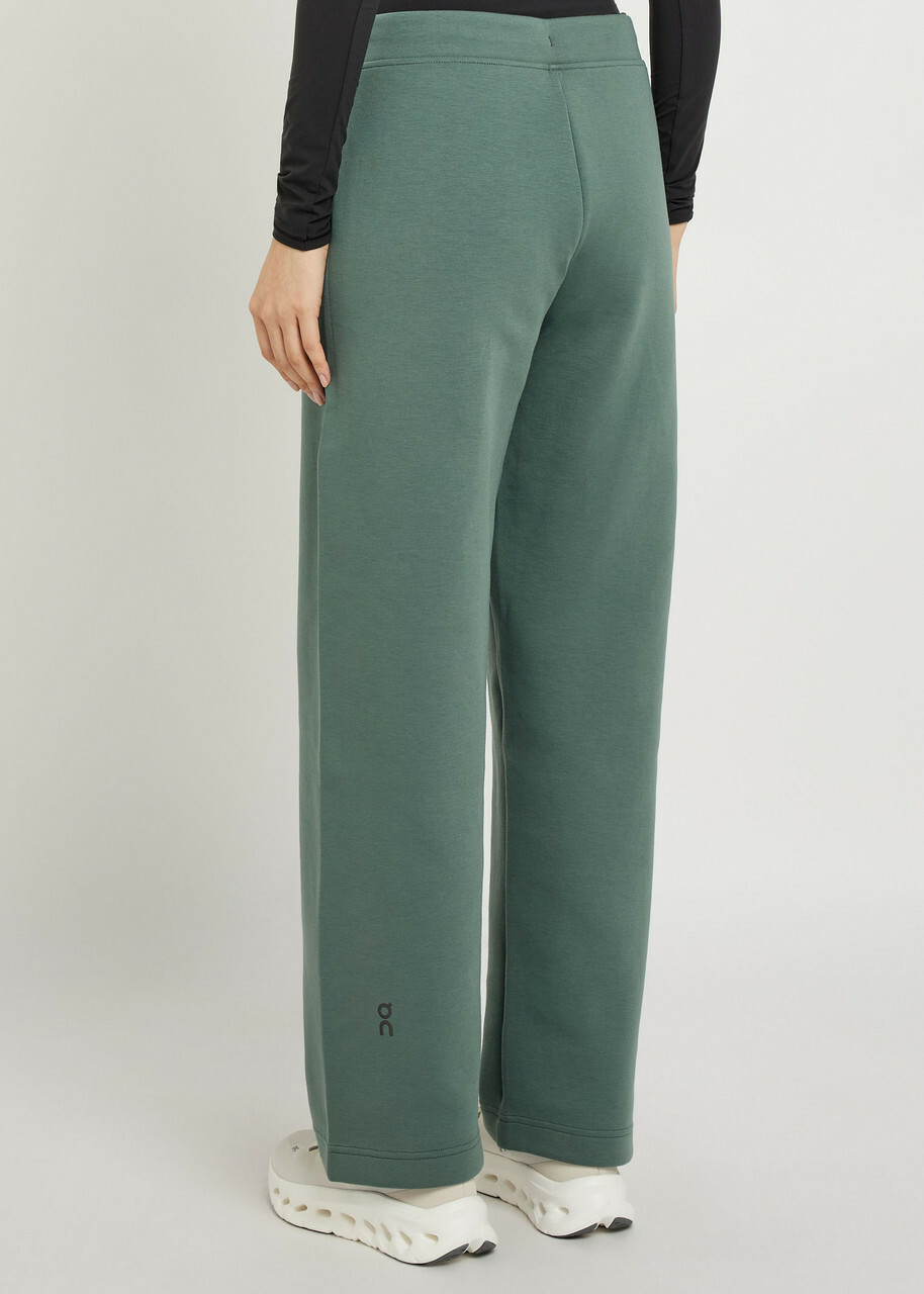 ON Focus Tech Cotton-blend Sweatpants Olive