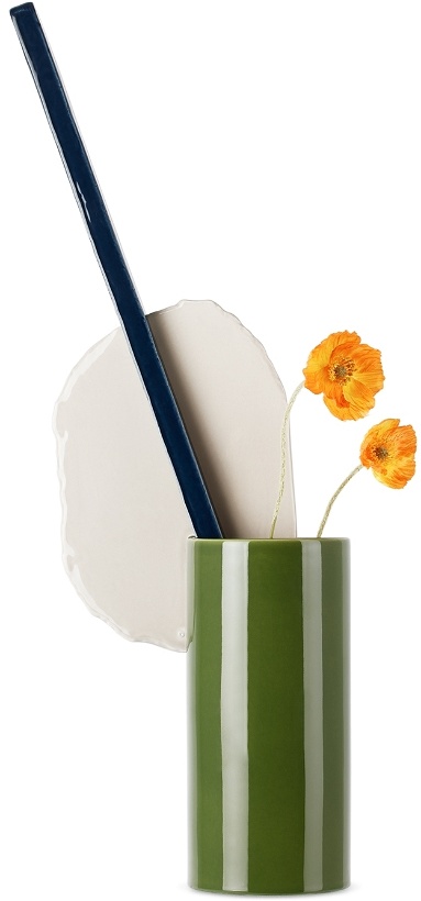 Photo: Vitra Green & Off-White 'Découpage' Vase