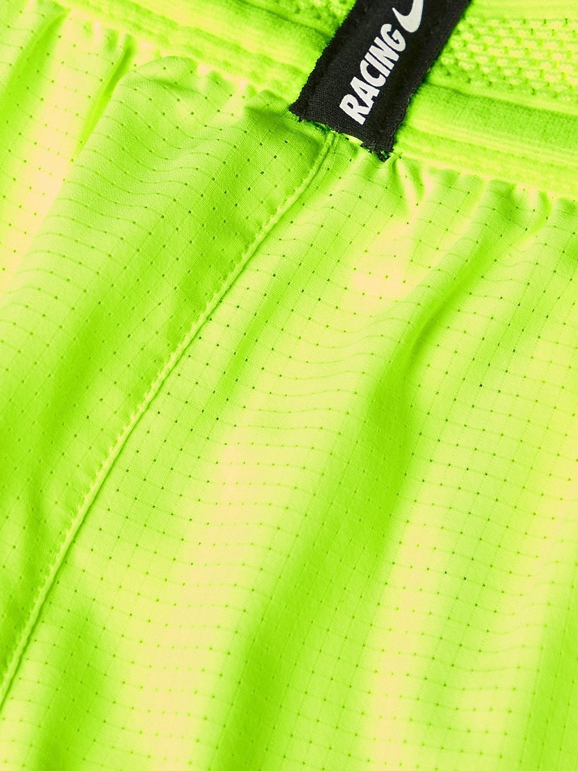 Nike Running Dri-FIT Advanced Aeroswift tight shorts in fluorescent yellow