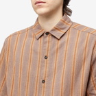 Butter Goods Men's Terrace Short Sleeve Shirt in Terracotta/Steel