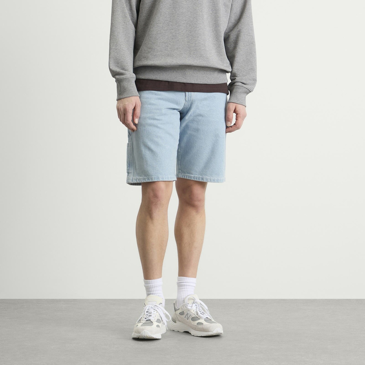 Dickies Men's 993 Denim Carpenter Shorts in Vintage Aged Blue