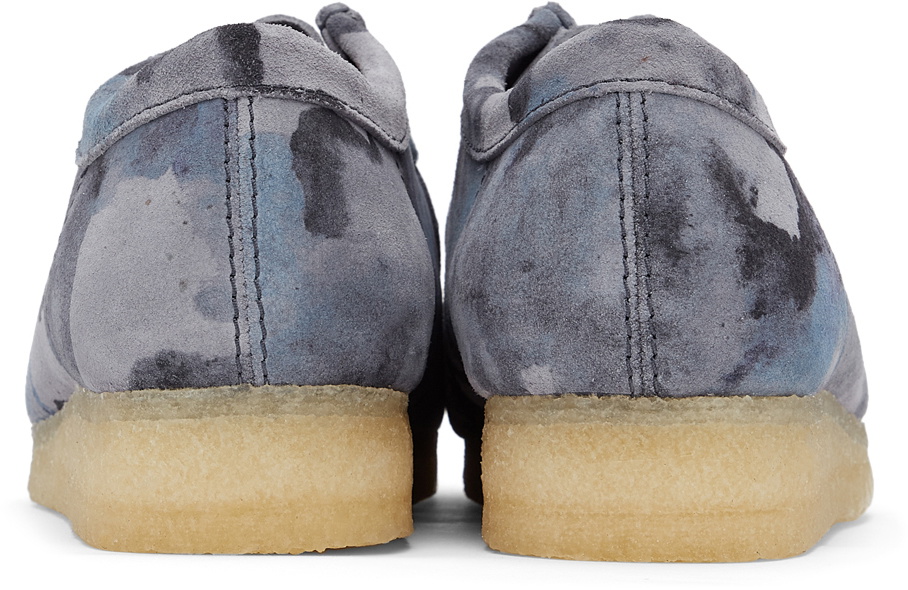 Clarks Originals Blue Camo Wallabee Derbys Clarks Originals